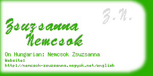 zsuzsanna nemcsok business card